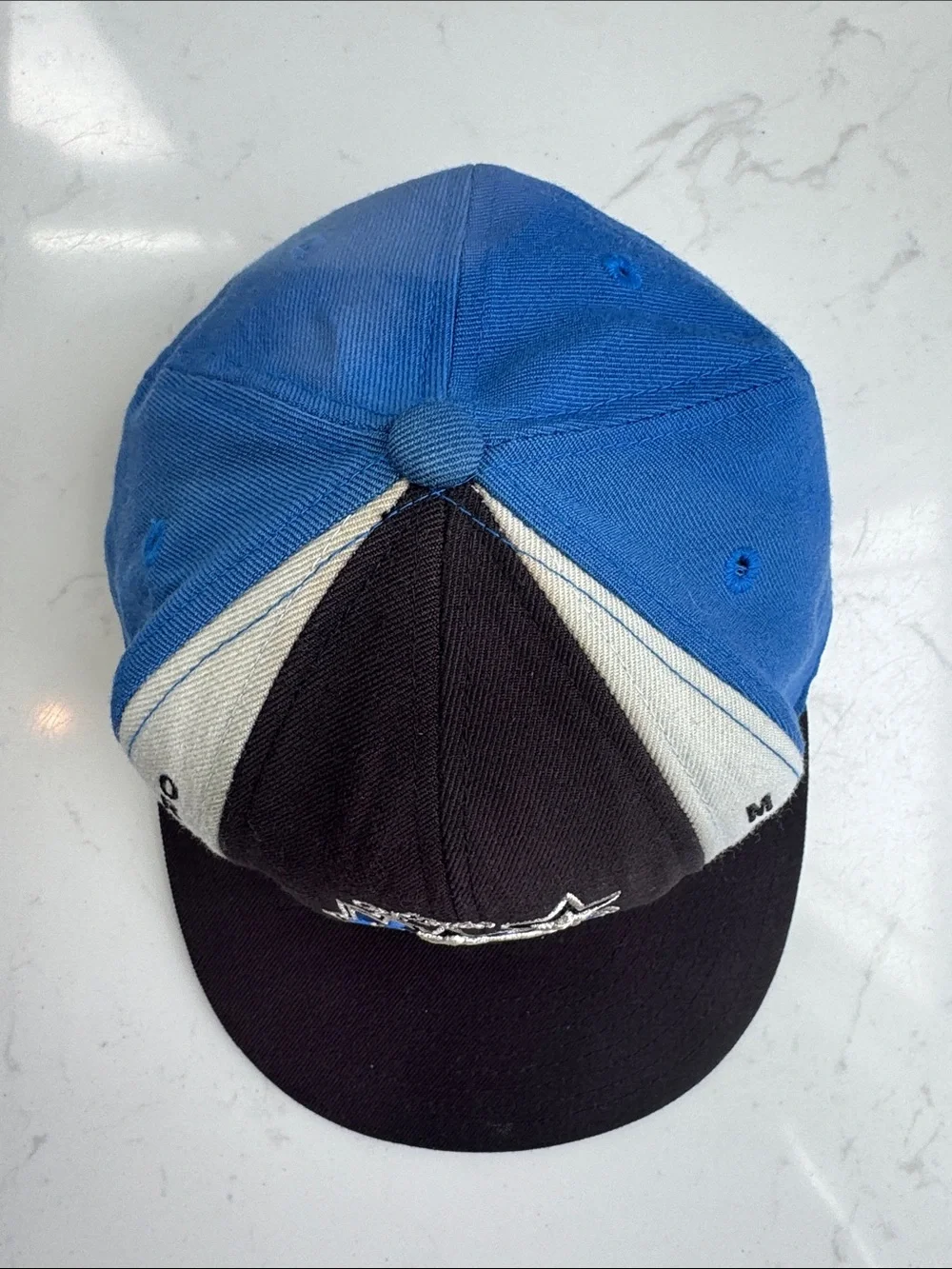 Reebok Orlando Magic Fitted Hat 7 5/8 Retro 8-Panel Wool NBA Cap Blockhead